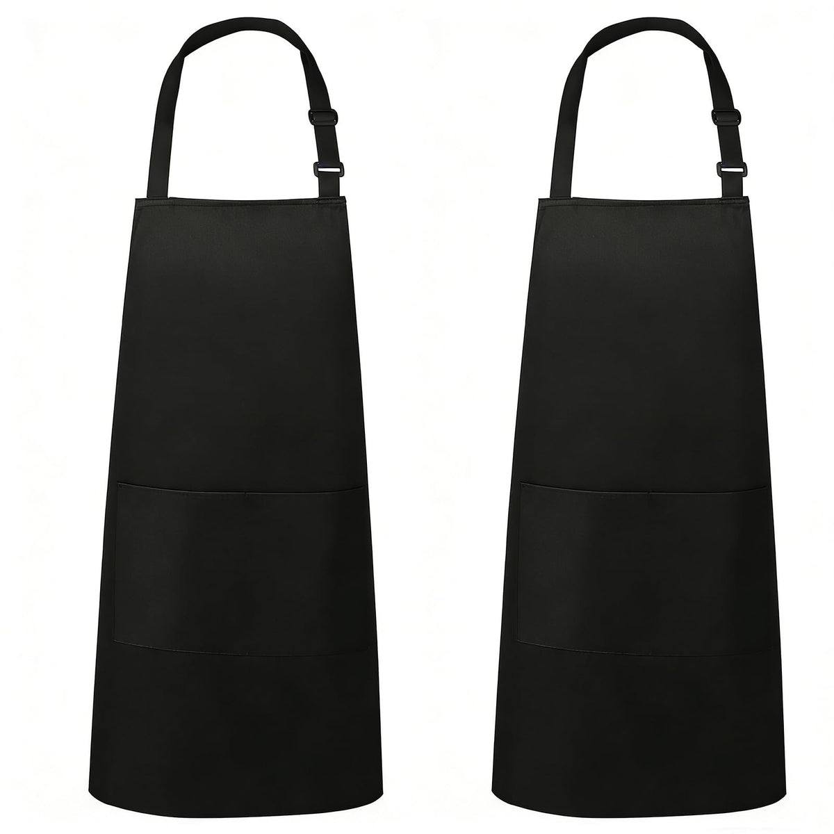 VALOME 2 Pack Kitchen Aprons with Pockets, Cooking Chef Apron for Men Women