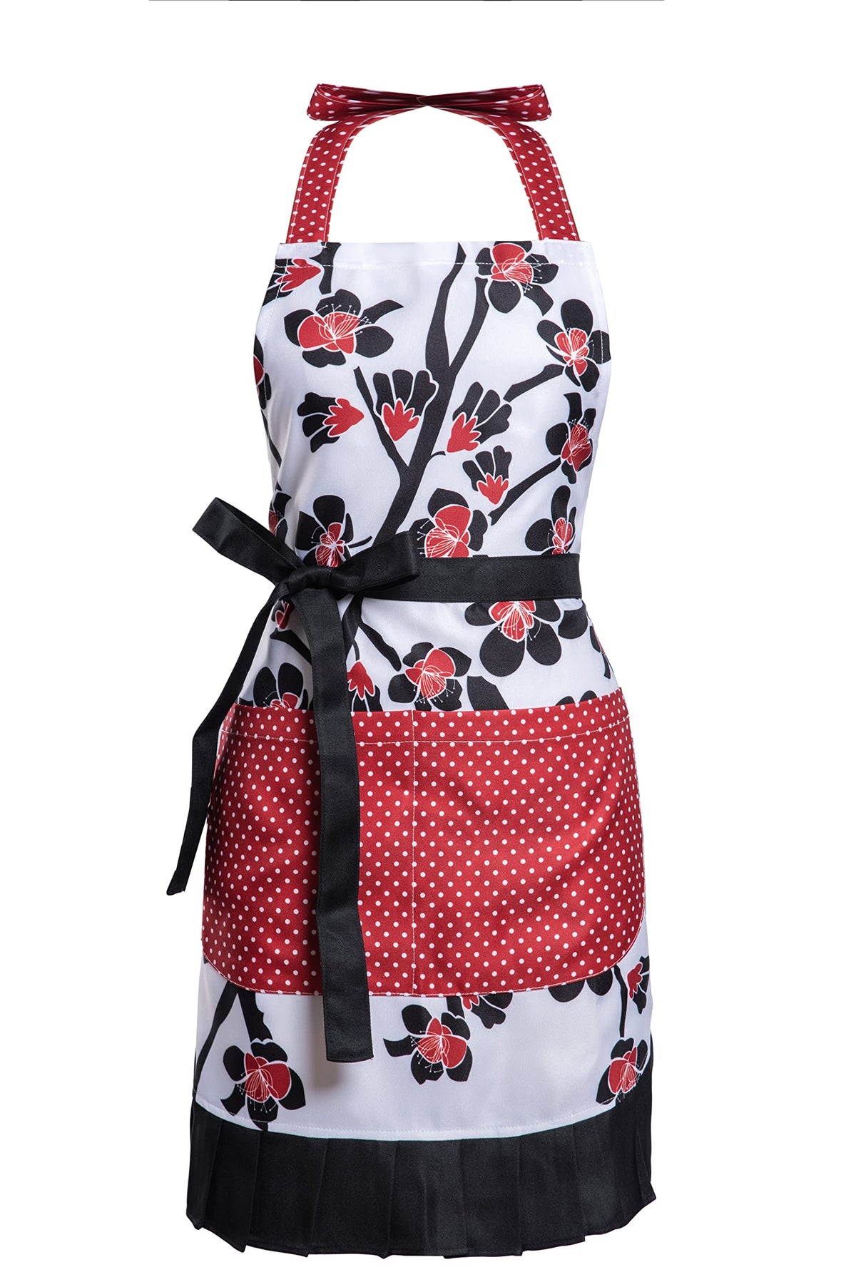 Women Kitchen Apron with Pockets for Cooking, Baking,Gardening