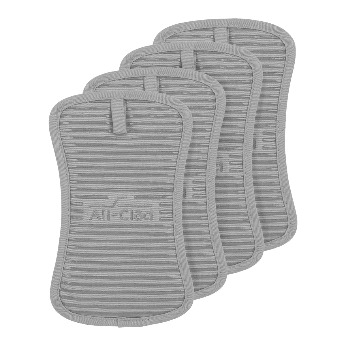 All-Clad Premium Pot Holder & Hot Pad: Heat Resistant to 500 Degrees - 100% Cotton, 10"x6.25" Hot Pad for Kitchen and Barbeque, (2-Pack), Almond