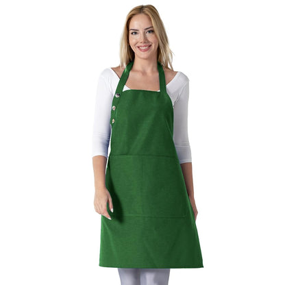 TOSHE Kitchen Apron for Women & Men Waterdrop Resistant, Adjustable Button