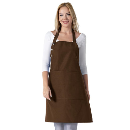 TOSHE Kitchen Apron for Women & Men Waterdrop Resistant, Adjustable Button