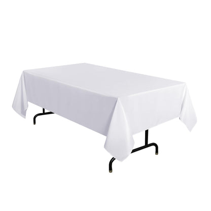 sancua 2 Pack Black Tablecloths 60x102 Inch for 6 Feet Rectangle Tables