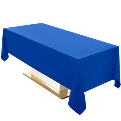 Surmente 90x132 Inch Black Tablecloth for 6-8 Foot Rectangle Tables