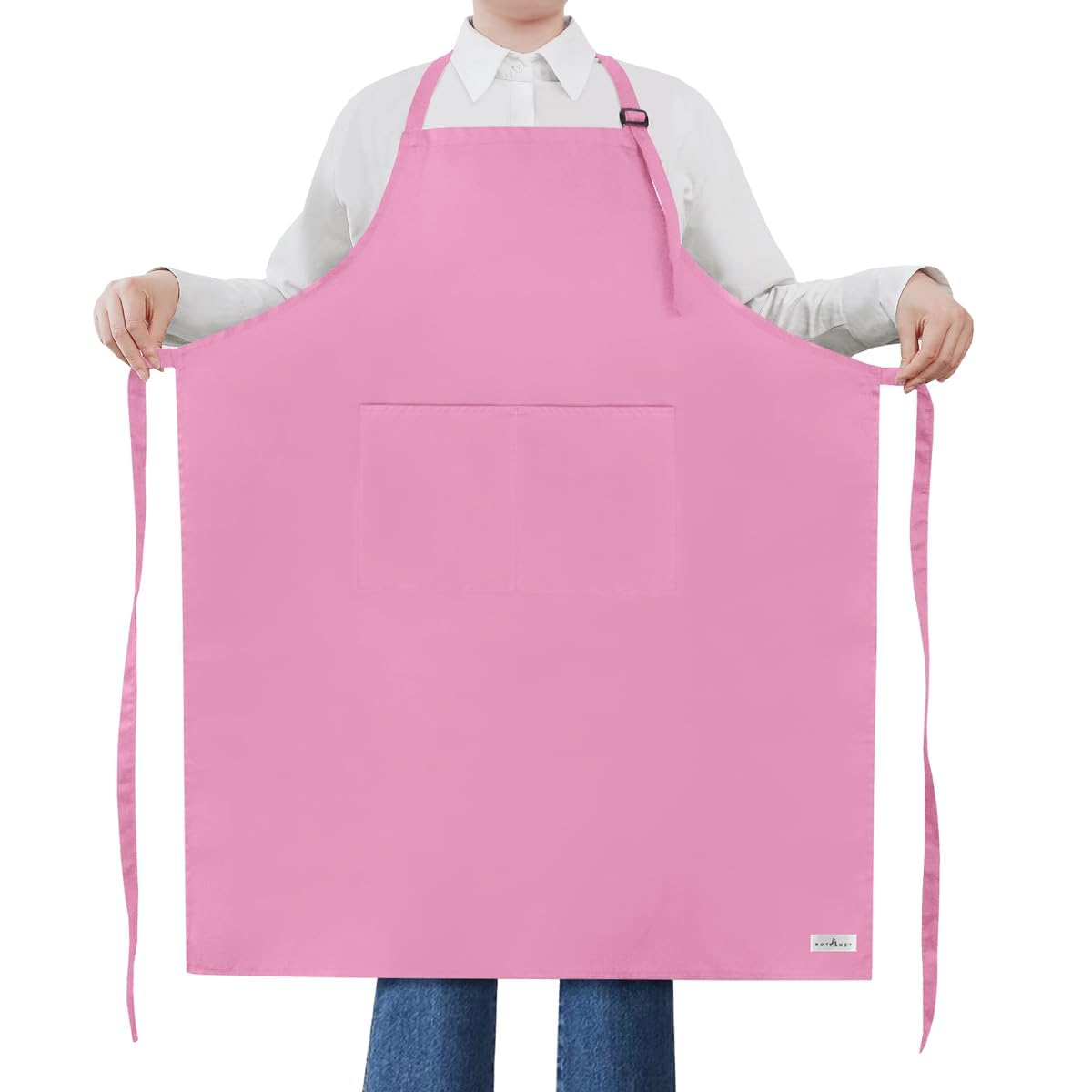 ROTANET Extra Large Apron for Men Cooking Adjustable, 2 Pockets, Waterproof