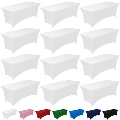 Pureegg Spandex Tablecloth 6ft 2 Pack Black