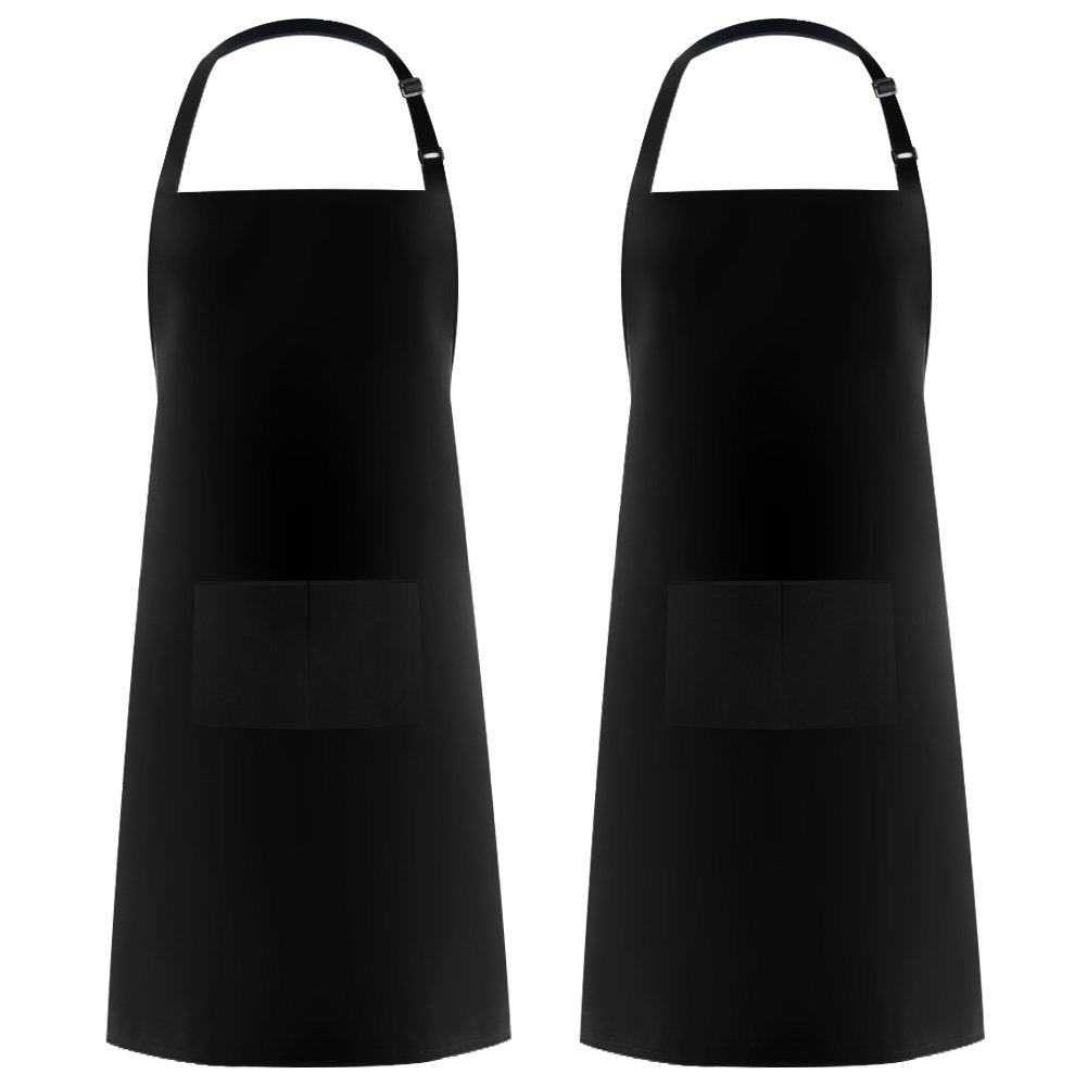 Syntus Apron for Men Women, Adjustable Cooking Kitchen Apron with 2 Pockets