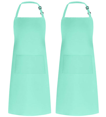 Syntus Apron for Men Women, Adjustable Cooking Kitchen Apron with 2 Pockets