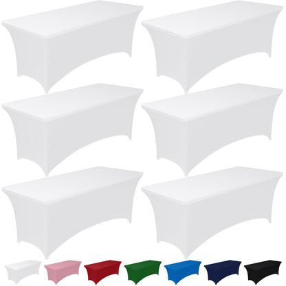 Pureegg Spandex Tablecloth 6ft 2 Pack Black