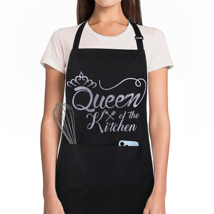 Aoomzoon Cute Aprons for Women with Pockets for Cooking Kitchen Gifts