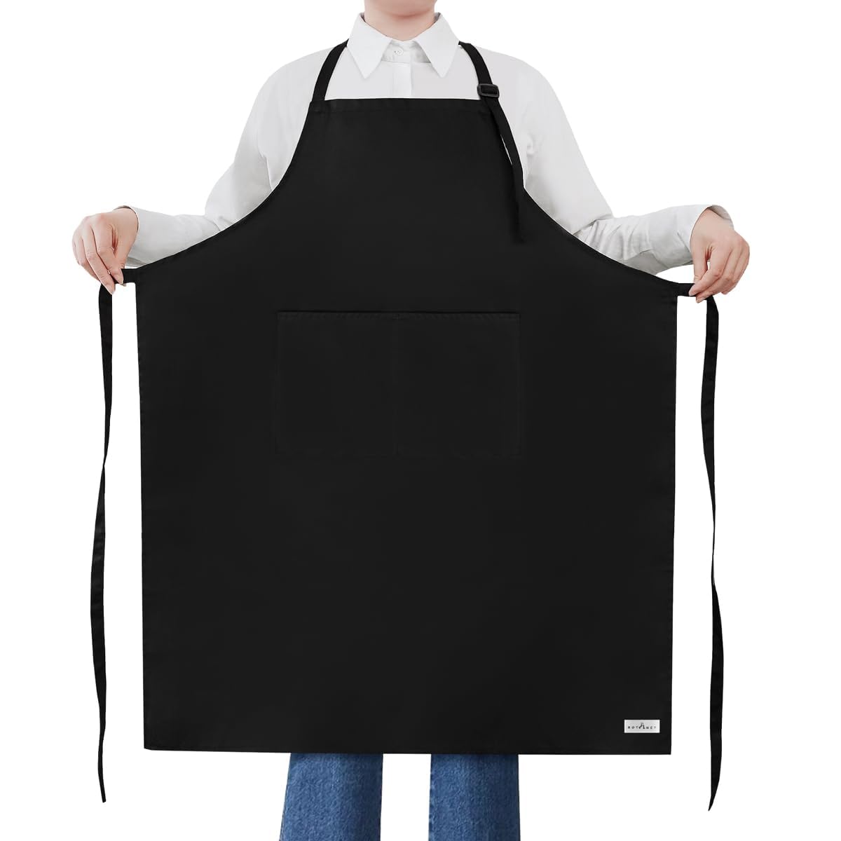 ROTANET Extra Large Apron for Men Cooking Adjustable, 2 Pockets, Waterproof