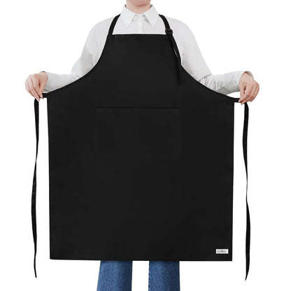 ROTANET Extra Large Apron for Men Cooking Adjustable, 2 Pockets, Waterproof