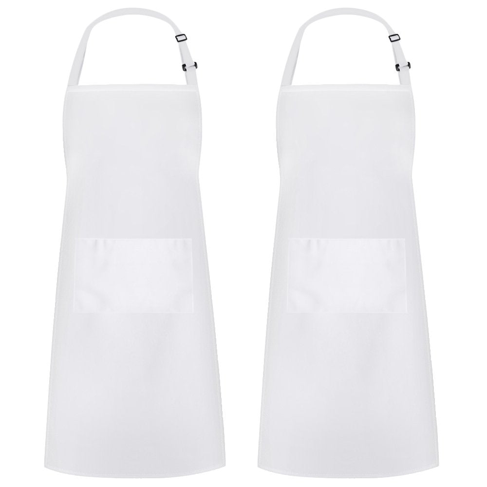 Syntus Apron for Men Women, Adjustable Cooking Kitchen Apron with 2 Pockets