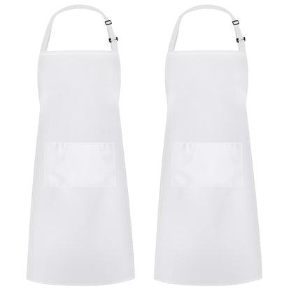 Syntus Apron for Men Women, Adjustable Cooking Kitchen Apron with 2 Pockets
