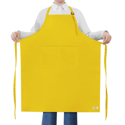 ROTANET Extra Large Apron for Men Cooking Adjustable, 2 Pockets, Waterproof