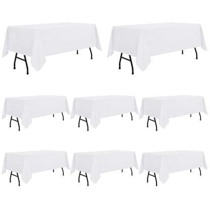 sancua Rectangle Tablecloth, 60 x 84 Inch, Black