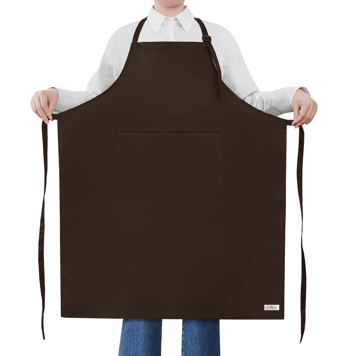 ROTANET Extra Large Apron for Men Cooking Adjustable, 2 Pockets, Waterproof