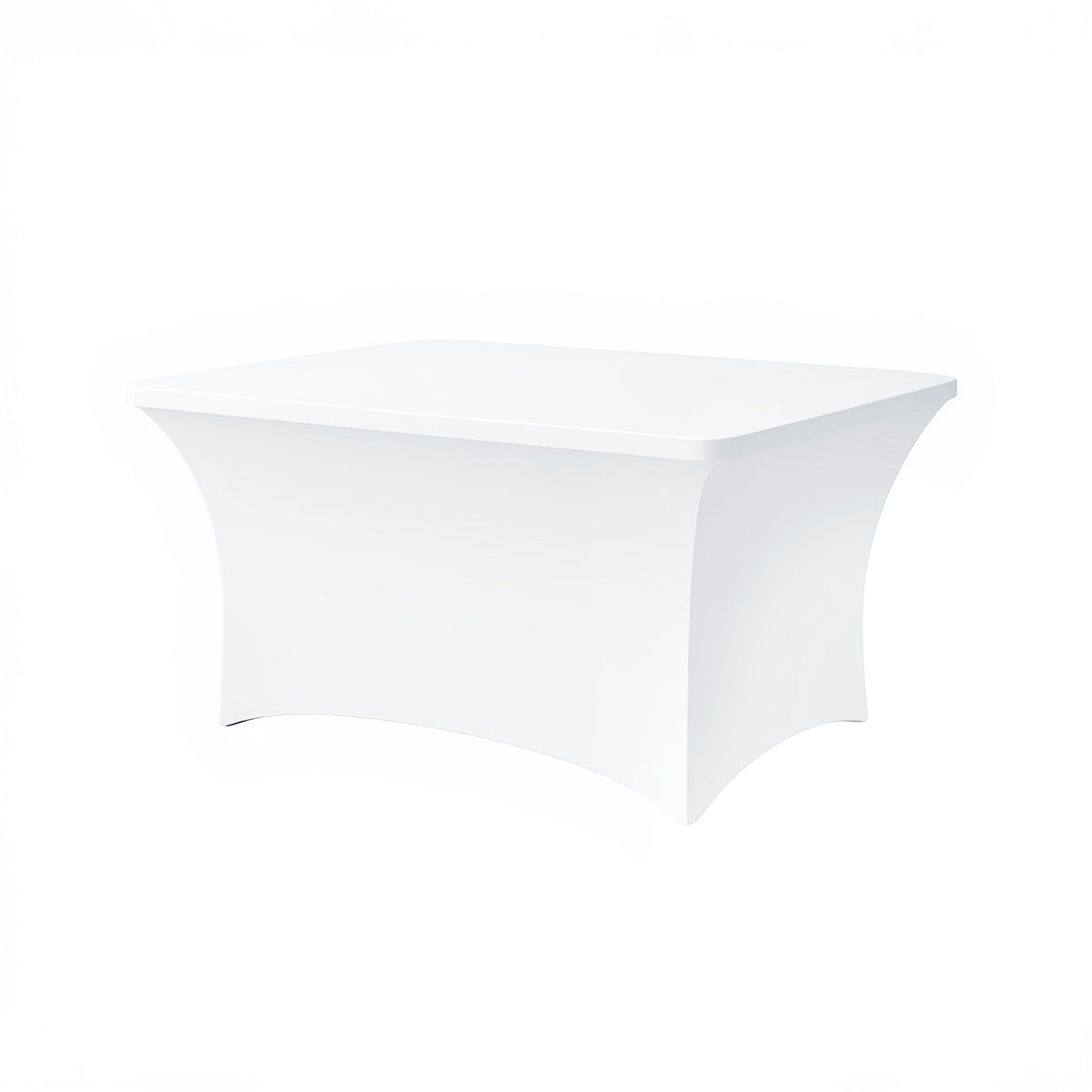 6FT Black Table Cloth - 2 Pack Fitted Stretch Rectangle Spandex Tablecloth, Washable Table Cover for Party, Picnic, Wedding, Banquet, Birthday and Festival(30" x 72")