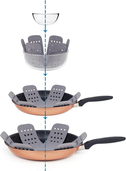 BYKITCHEN Pan Pot Protectors for Stacking,12pcs & 3 Sizes, Separator Pads