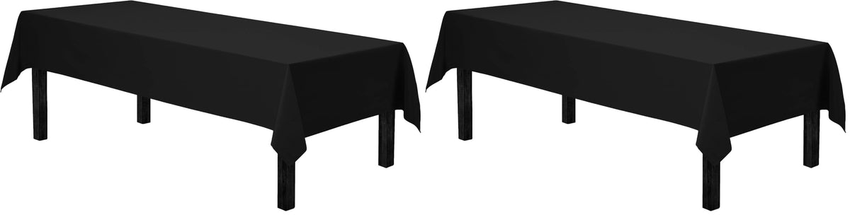 Gee Di Moda Rectangle Tablecloth - 70 x 120 Inch Navy Blue Table Cloth for 6 or 8 Foot Rectangle Tables - Heavy Duty Washable Fabric - for Holiday Party, Dinner, Weddings, Baby Shower & Events