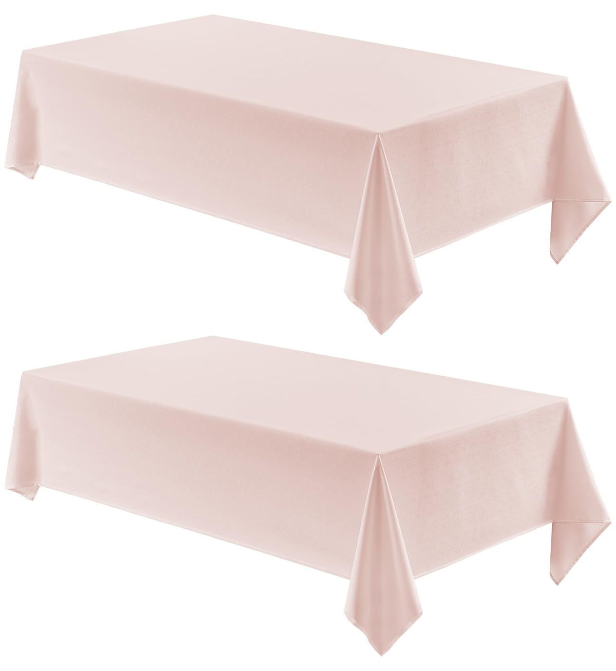 Veblandy Rectangle Tablecloth Linen Textured Waterproof & Stain Resistant Table Cloth Wrinkle Free Decorative Fabric Farmhouse Table Cover for Dining/Party/Buffet/Wedding, 60 x 104 Inch, Sage Green