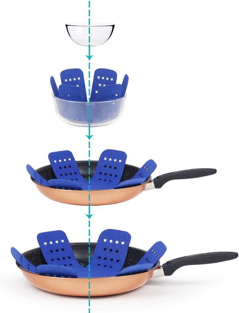 BYKITCHEN Pot Pan Protectors for Stacking,12pcs & 3 Sizes, Separator Pads