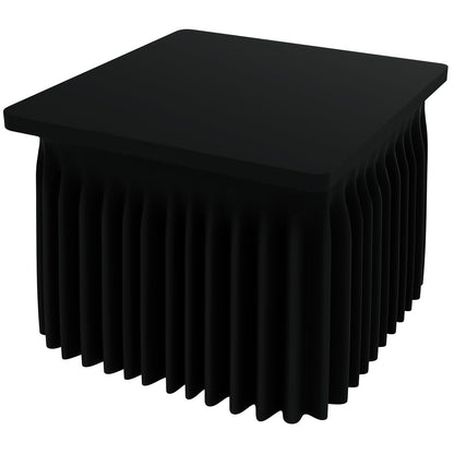Smiry Spandex Elastic Fitted Table Cloth Skirt for 6FT Rectangle Table