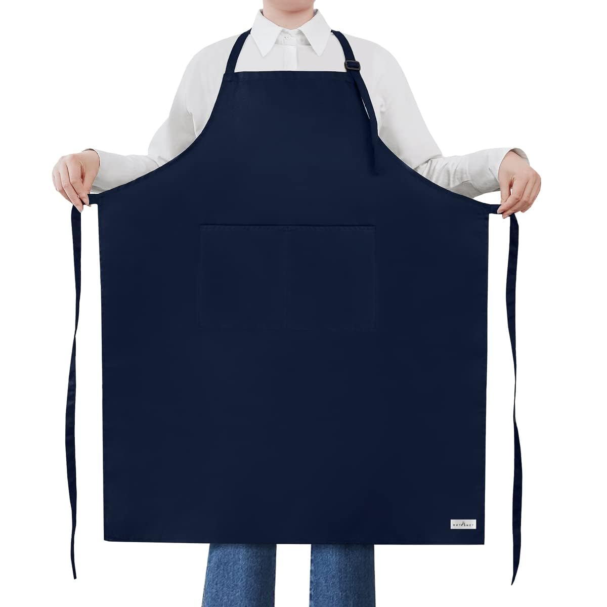 ROTANET Extra Large Apron for Men Cooking Adjustable, 2 Pockets, Waterproof
