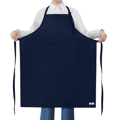 ROTANET Extra Large Apron for Men Cooking Adjustable, 2 Pockets, Waterproof