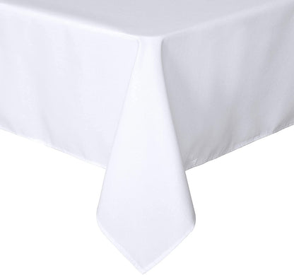 sancua Rectangle Tablecloth, 60 x 84 Inch, Black