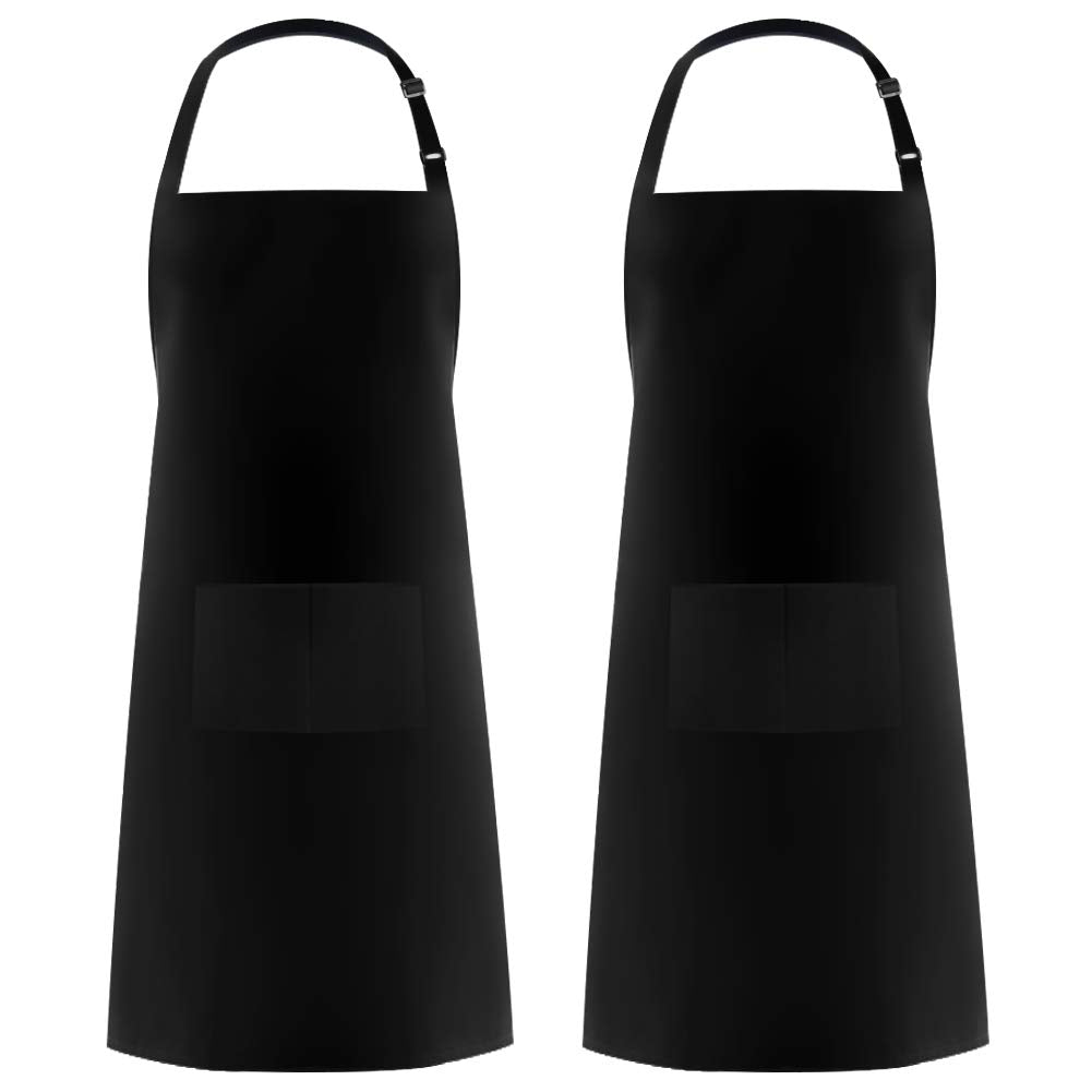 Syntus Apron for Men Women, Adjustable Cooking Kitchen Apron with 2 Pockets