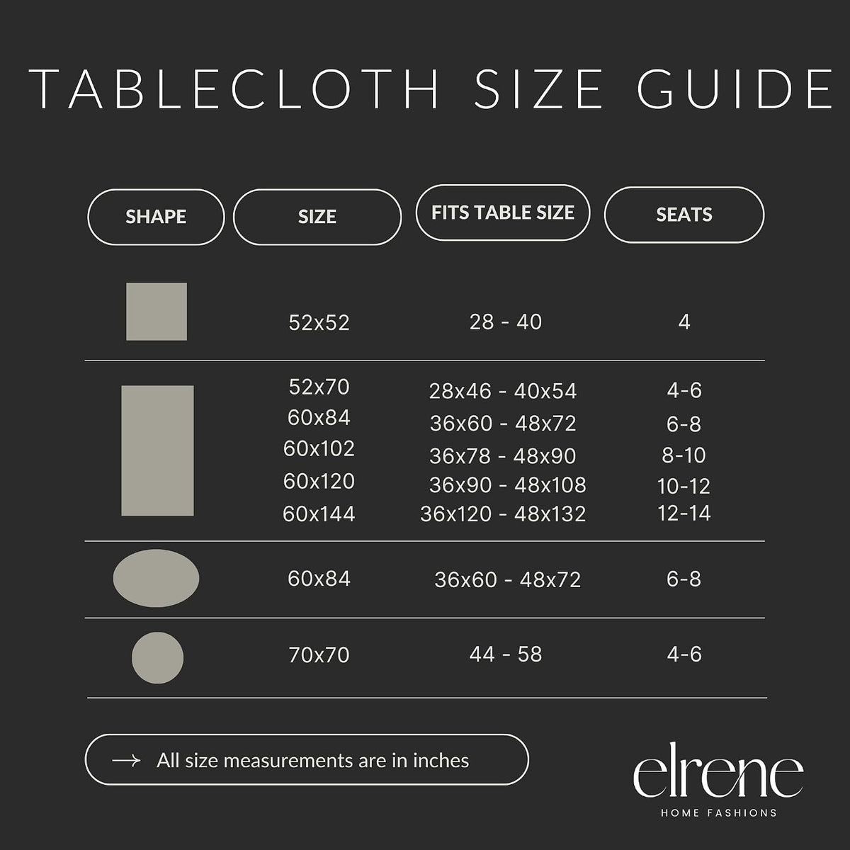 Caiden Elegance Damask Tablecloth, Ivory - 60" W x 120" L