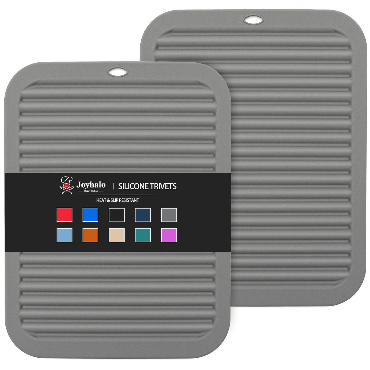 Joyhalo 4 Pack Trivets for Hot Dishes