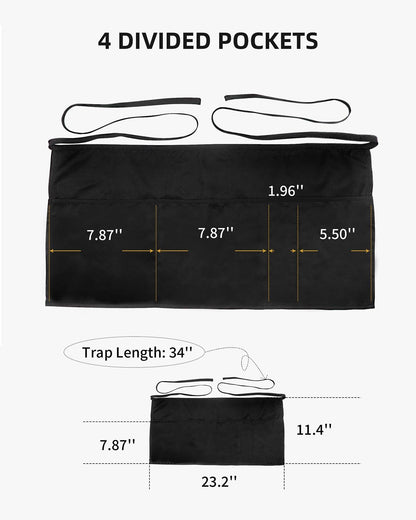 Xeoxarel Aprons with 4 Pockets (Available in 3 Pack / 7 Pack) 23.5'' X 11.5''