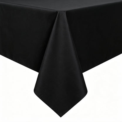 MRJ 70 Inch Round White Tablecloth Stain and Wrinkle Resistant Washable Polyester Table Cloth for Restaurant Hotel Wedding