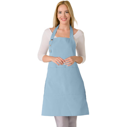 TOSHE Kitchen Apron for Women & Men Waterdrop Resistant, Adjustable Button