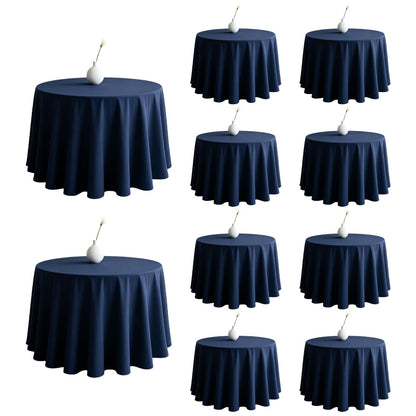 DRESSMAKER 2 Pack White Table Cloth Rectangle 60X102 Inch Fit 6FT Table