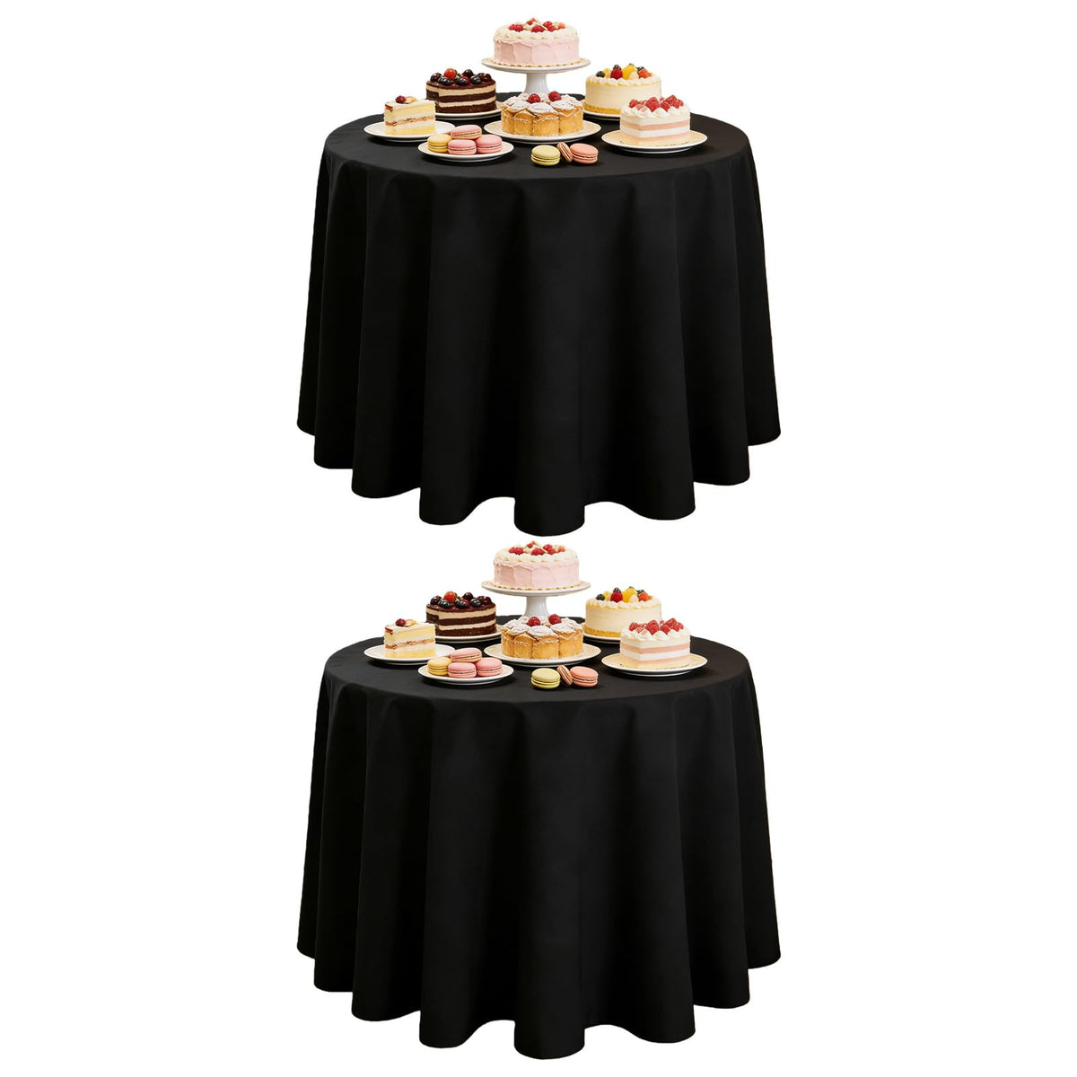WIGENIUS 6 Pack White Table Cloth Rectangle 60X102 Inch Tablecloth Fit 6FT