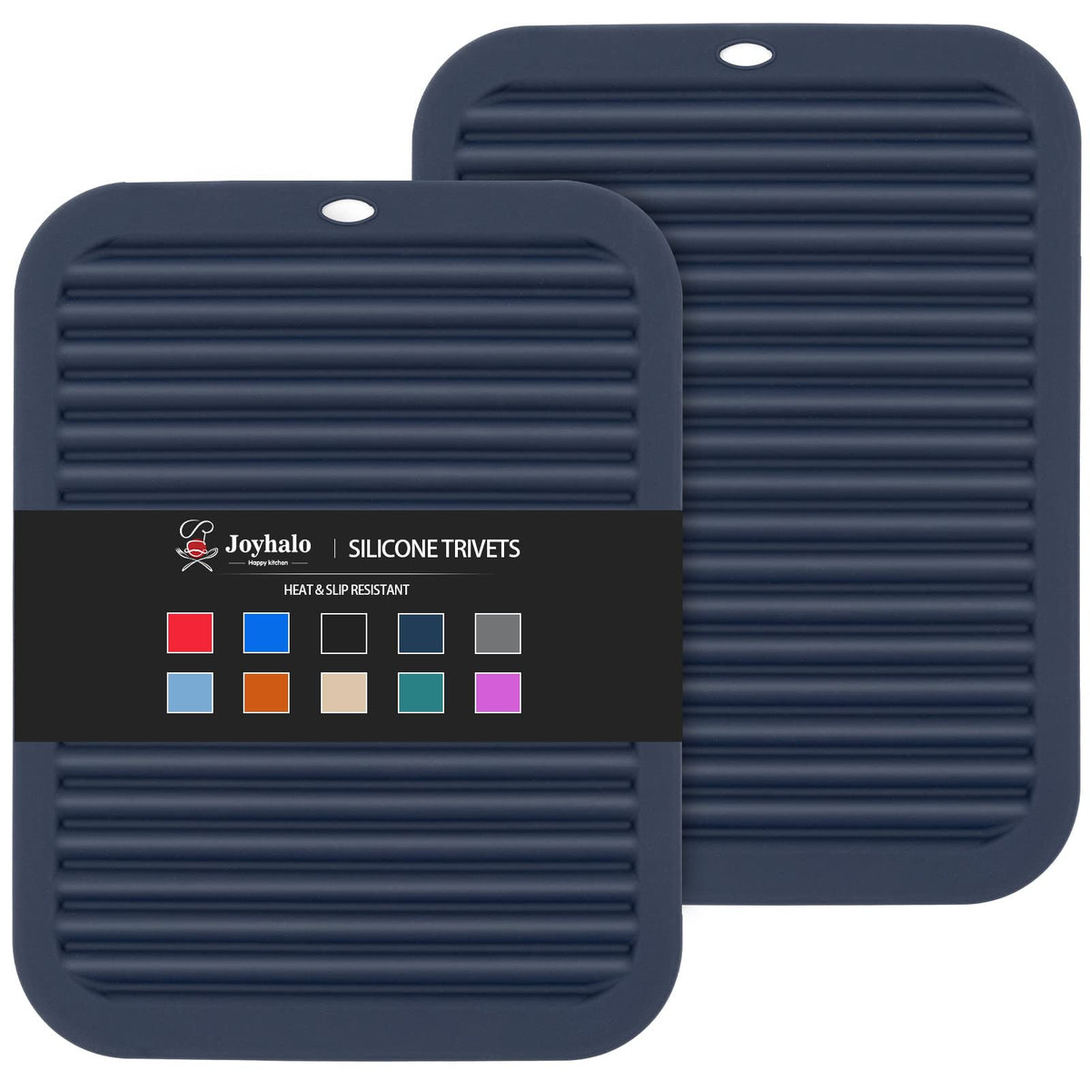Joyhalo 4 Pack Trivets for Hot Dishes