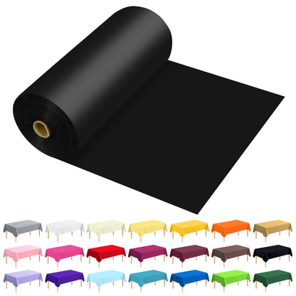 54 Inch X 300 Feet Plastic Table Cover Roll Premium Disposable Plastic Tablecloth for All Type/Shape Tables | Picnic, Party, Banquet, Birthdays, Weddings (Blue, 54 Inch X 300 Feet)
