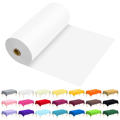 54 Inch X 300 Feet Plastic Table Cover Roll Premium Disposable Plastic Tablecloth for All Type/Shape Tables | Picnic, Party, Banquet, Birthdays, Weddings (Blue, 54 Inch X 300 Feet)