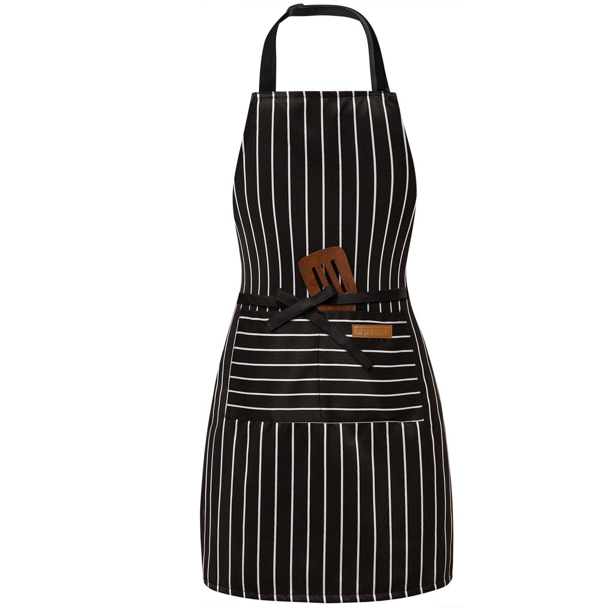 BeLuyi Adjustable Bib Apron with 2 Pockets Chef Cooking Kitchen Restaurant Aprons for Women Men