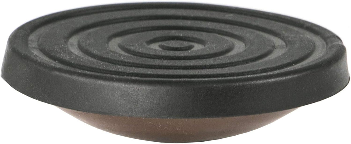 Allsop Home and Garden Pot Pads, Deck and Patio Protection with 3,000 lbs rating, discreet non-skid planter pad lifters / risers / feet / toes, (Cocoa, Set of four, 1-Count)