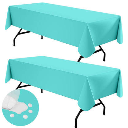 homing Rectangle Black Vinyl Waterproof Tablecloth with Flannel Backed