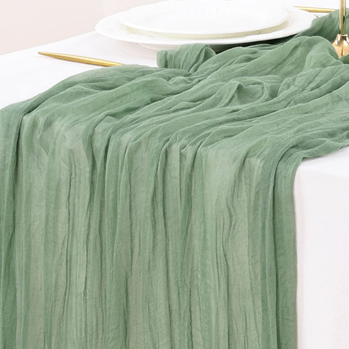 Pink Cheesecloth Table Runner Fall Boho Wedding Birthday Party Home Decor