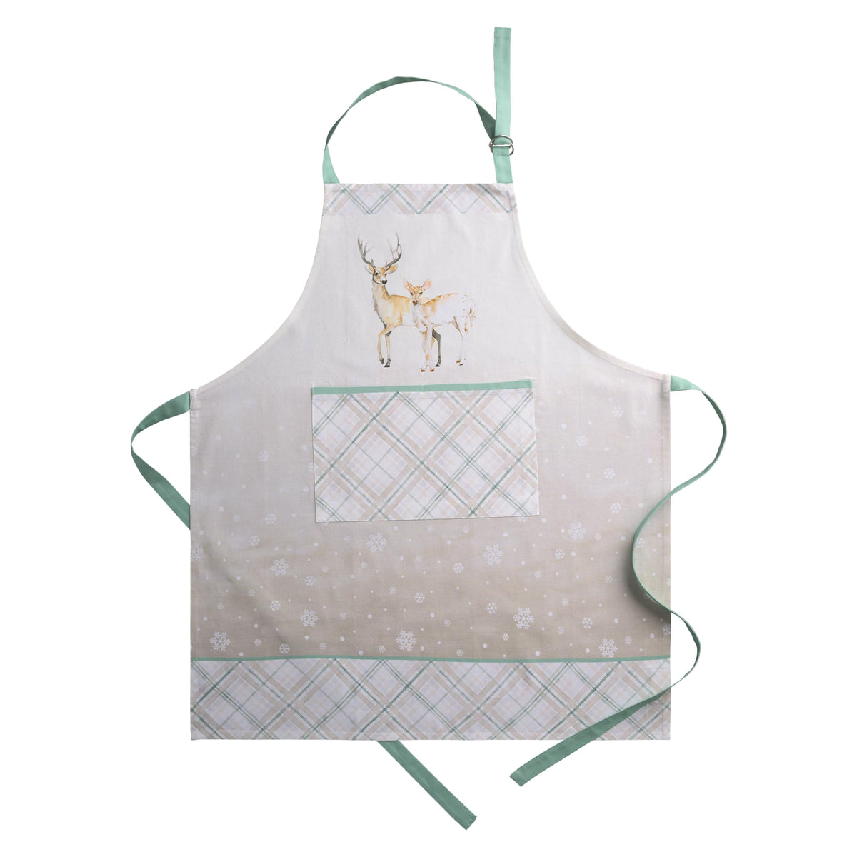 Maison d' Hermine Aprons for women with Pocket 100% Cotton (27.50"x31.50")