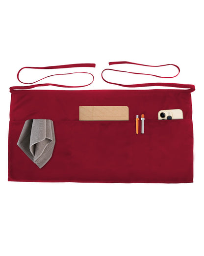 Xeoxarel Aprons with 4 Pockets (Available in 3 Pack / 7 Pack) 23.5'' X 11.5''