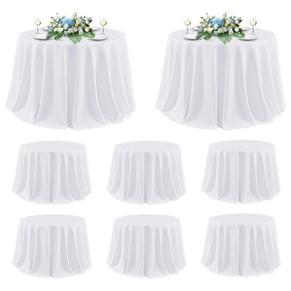 sancua 2 Pack Black Tablecloths 60x102 Inch for 6 Feet Rectangle Tables