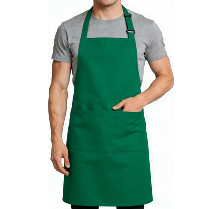 Large Chef Apron for Men and Women, Cooking Kitchen Aprons with 2 Large Pockets Water Oil Resistant