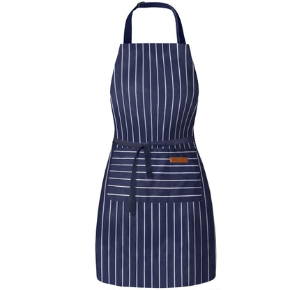 BeLuyi Adjustable Bib Apron with 2 Pockets Chef Cooking Kitchen Restaurant Aprons for Women Men