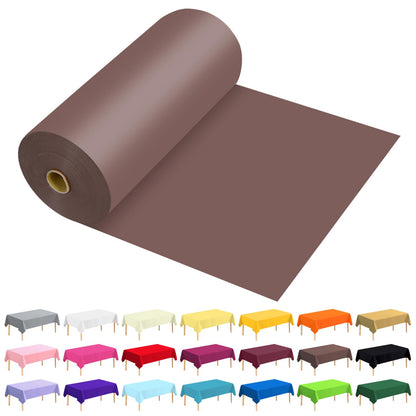 54 Inch X 300 Feet Plastic Table Cover Roll Premium Disposable Plastic Tablecloth for All Type/Shape Tables | Picnic, Party, Banquet, Birthdays, Weddings (Blue, 54 Inch X 300 Feet)